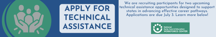 Apply for technical assistance opportunities by June 30! Learn more below.